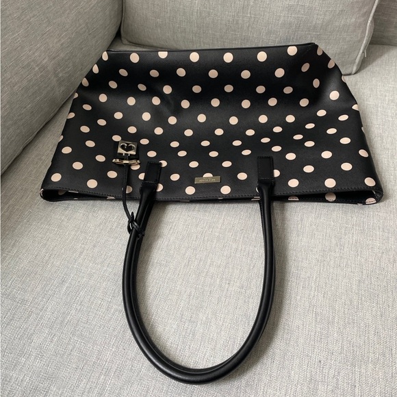 Kate Spade ♠️ Large Leather Dot Tote - Picture 12 of 12